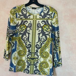 J. McLaughlin Catalina crew neck top size medium excellent condition